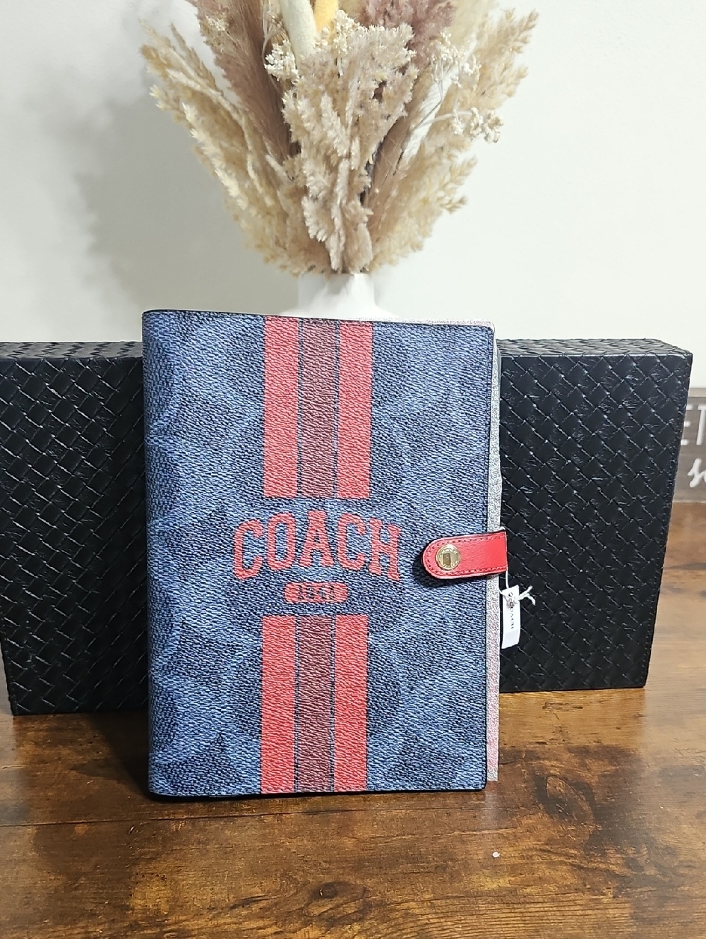 COACH Blue & Red Varsity Notebook